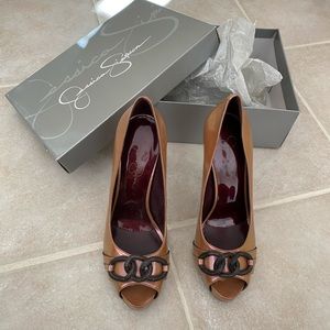 Jessica Simpson Open Toe Heels